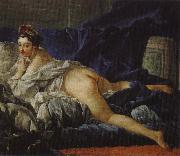 Francois Boucher odalisk oil on canvas